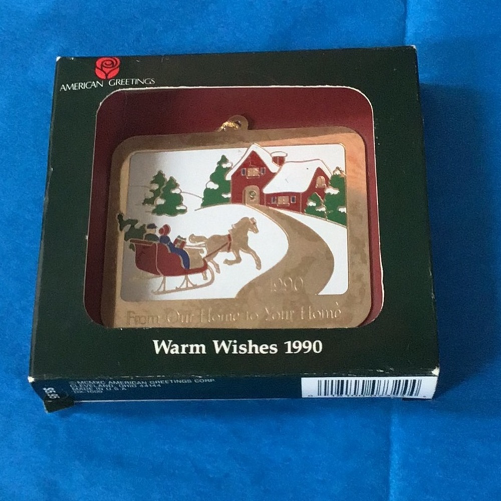 🎉2/15.00🎉 American Greetings , 1990 Warm Wishes, NEW sealed